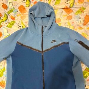Nike Blue Zip-Up Hoodie